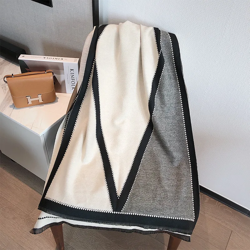 

Women's Cashmere Scarf In Autumn and Winter. New Spring and Autumn Shawl Scarf. Keep Warm In Winter