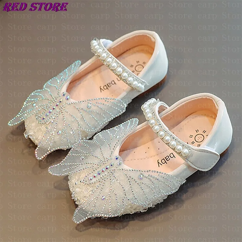 

Туфли для девочек, Туфли Мэри Джейн туфли принцессы с петельками для детей, большие девочки, черные, белые, красные, Нескользящие, обувь для г...