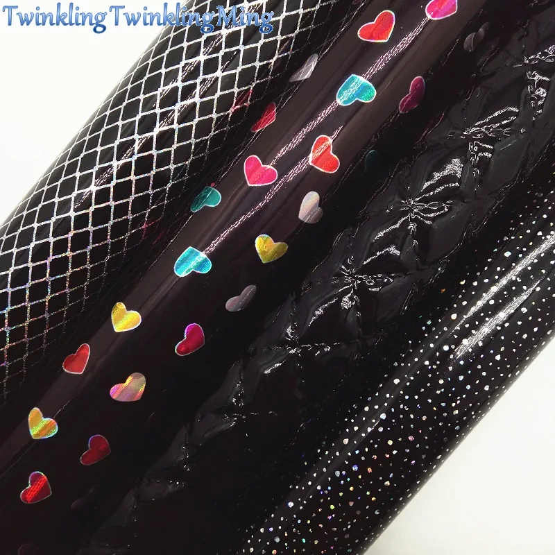 Черная Радужная змеиная блестящая синтетическая кожа простыни из искусственной