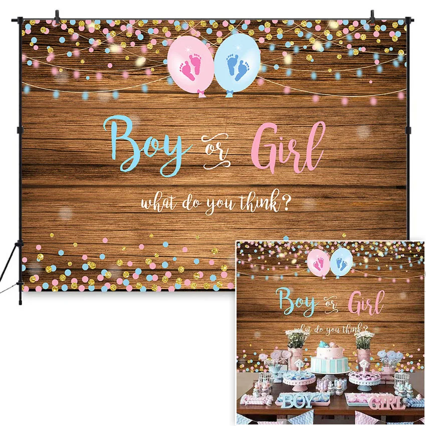 Фон для фотосъемки мальчика или девочки с изображением пола розовый синий