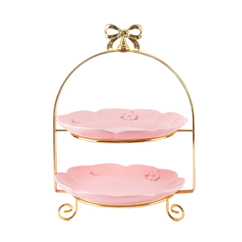 Европейский многослойный десерт подставка для торта тарелка фруктовый поднос