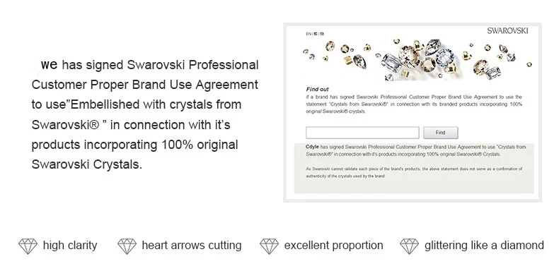 BOSCEN украшенный кристаллами от Swarovski разноцветный браслет для женщин девушка подарок на день рождения милый роскошный квадратный элегантный