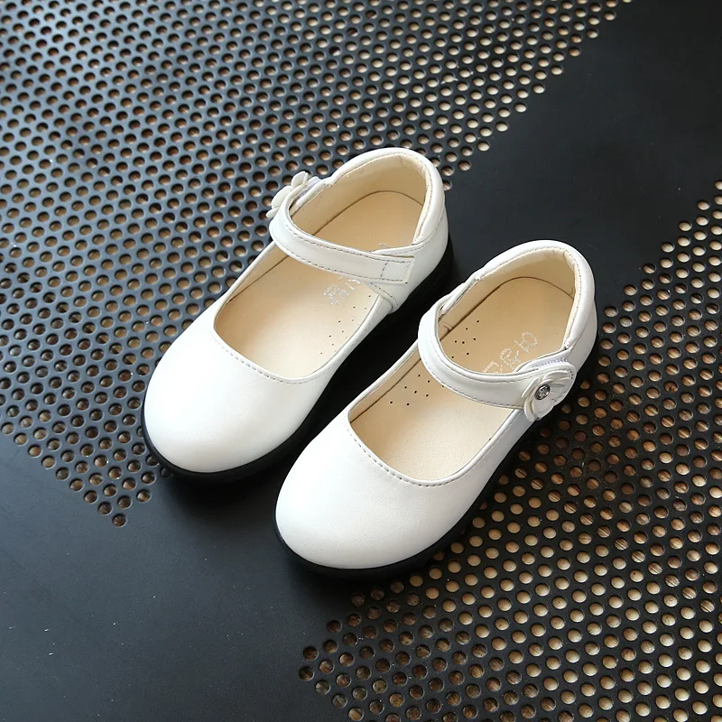 

Girls'Shoes Fall 2017 New Kids' Leather Shoes, Soft-soled Princess Shoes