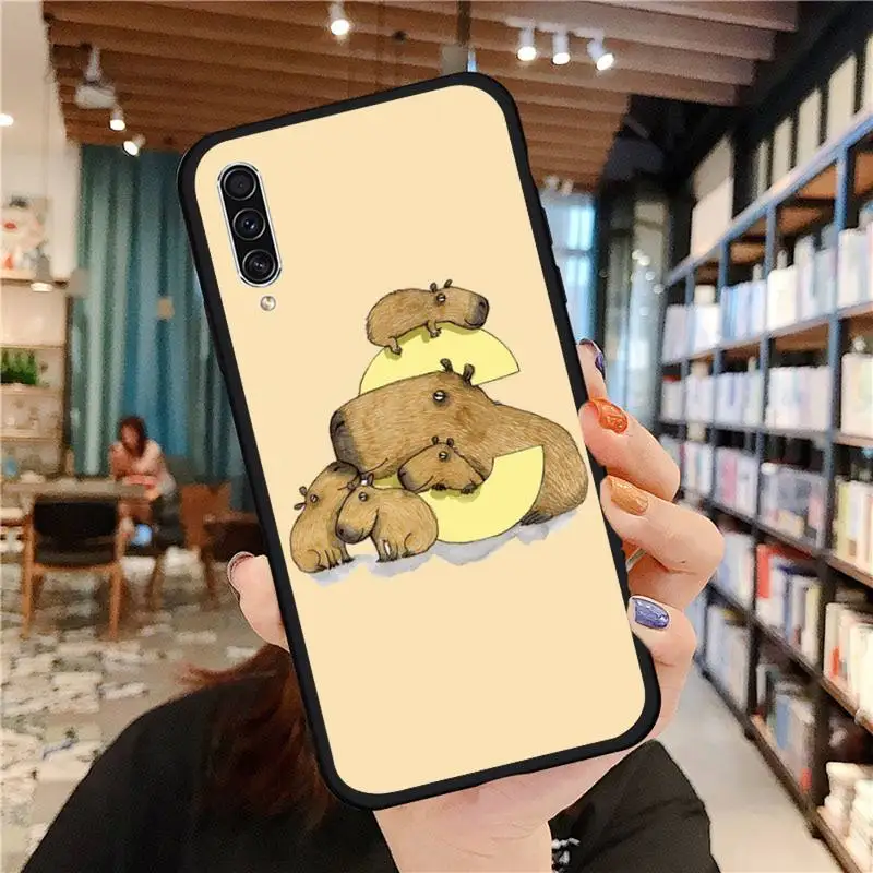 

Capybara Cute animal cartoon Phone Case For Samsung galaxy A S note 10 7 8 9 20 30 31 40 50 51 70 71 21 s ultra plus