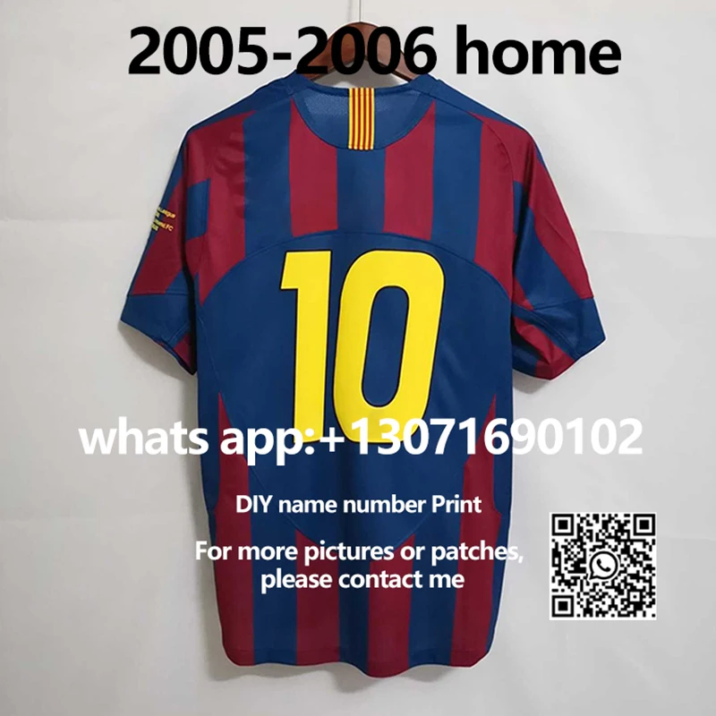 

Retro soccer Jersey 2005 2006 home away football jerseys camisa de time camisetas de fútbol maillot football maillot foot