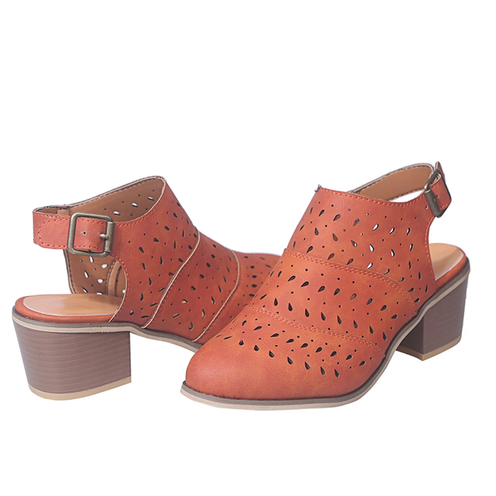 

Litthing Women's Sandals Summer Genuine Leather Handmade Ladies Shoe Leather Sandals Women Flats Retro Style Mother Shoes