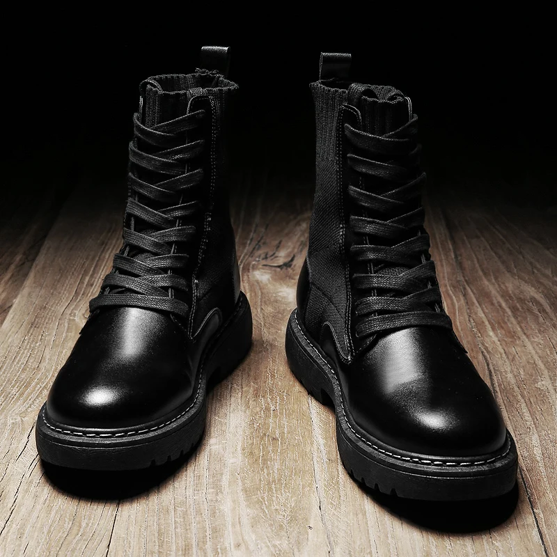 Мужская обувь мужские зимние ботинки для снега ковбойские водонепроницаемые до