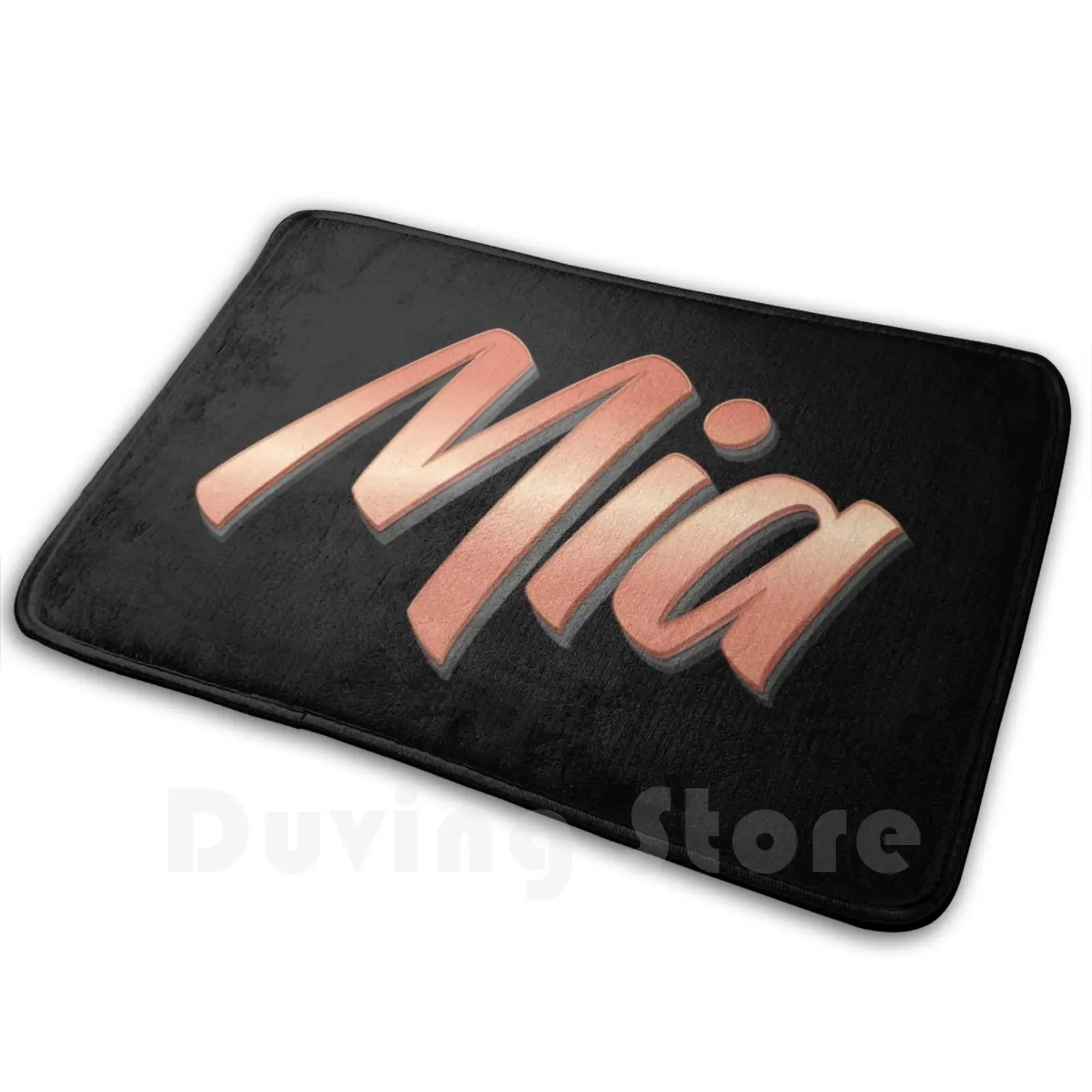 

Mia Mat Rug Carpet Anti-Slip Floor Mats Bedroom Alphabet Mia Name Artistic Mia Name Background Mia Name Bling Mia Name Bright