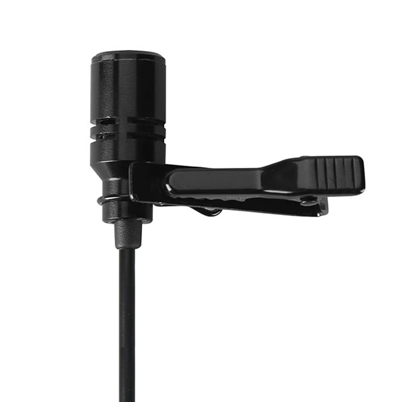 

UHF Microphone UHF Lapel Mic Wireless Interview Microphone with Bodypack Transmitter for Computer Speaker Mixer