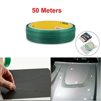 ehdis 5102050m car carbon fiber film knifeless tape design line vinyl wrap car stickers cutting tape styling tool accessories