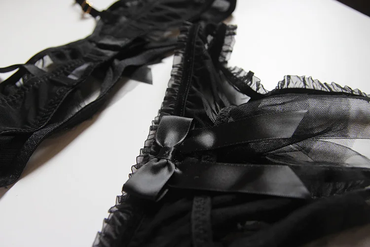 Новинка марлевые воланы прозрачные росы открытая промежность сексуальное