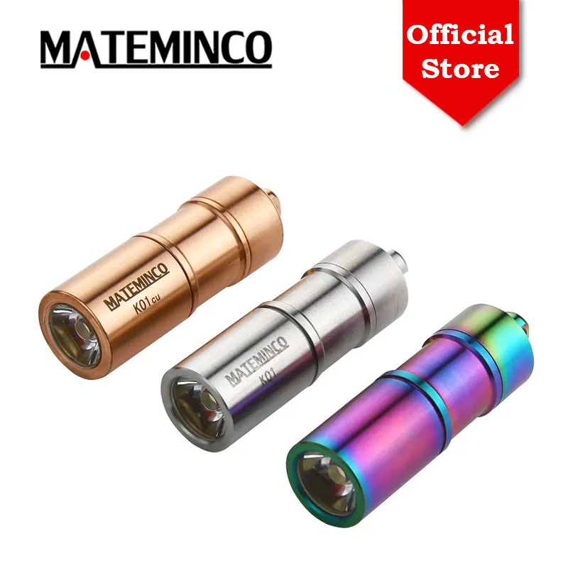 Портативный мини брелок Mateminco K01 Перезаряжаемый Usb 100 люмен светодиодная вспышка