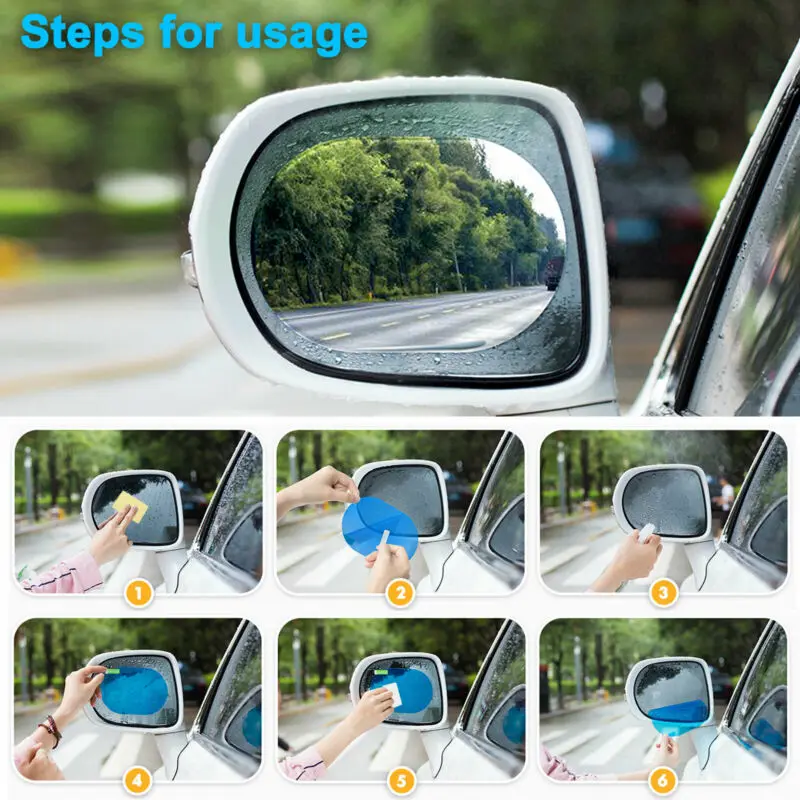 

Transparent Anti-fog Protective Film Universal 4PCS Replaces Sticker Parts
