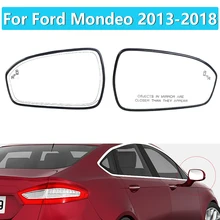 For Ford Mondeo 2013 2014 2015 2016 2017 2018 Heated Side Wing Rear view Mirror Glass Auto Replacement US Version