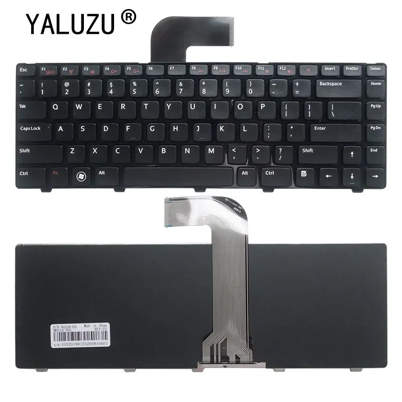 Клавиатура для ноутбука DELL черная клавиатура с рамкой Inspiron 15R 5520 7520 0X38K3 65JY3 065JY3
