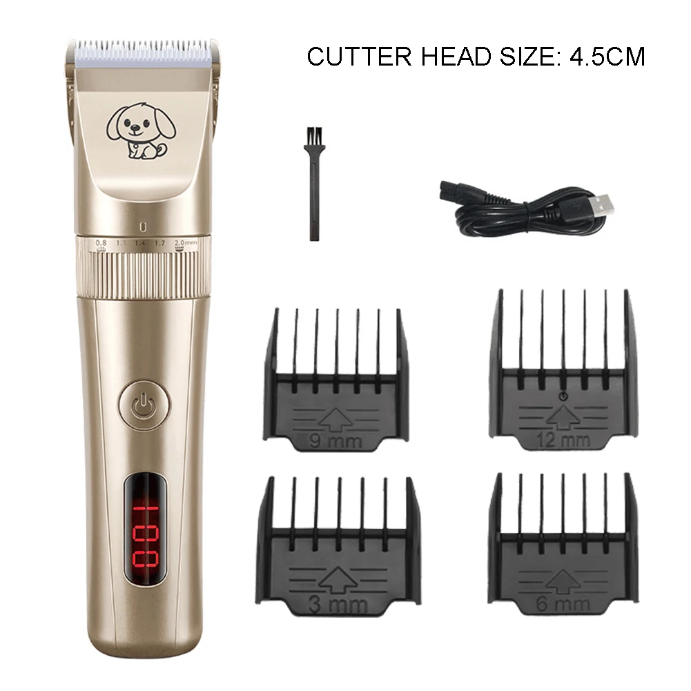 

Animal Grooming Clippers Rechargeable Pet Dog Hair Trimmer Cat Haircut Machine Cat Dog Hair Trimmer Grooming Cutter