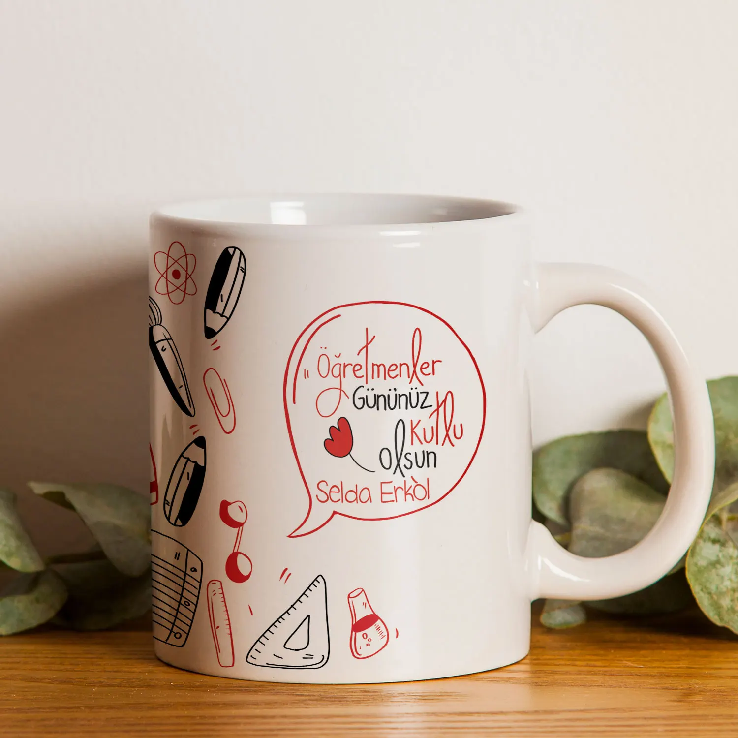 

Personalized Teachers Day Themed White Mug-7
