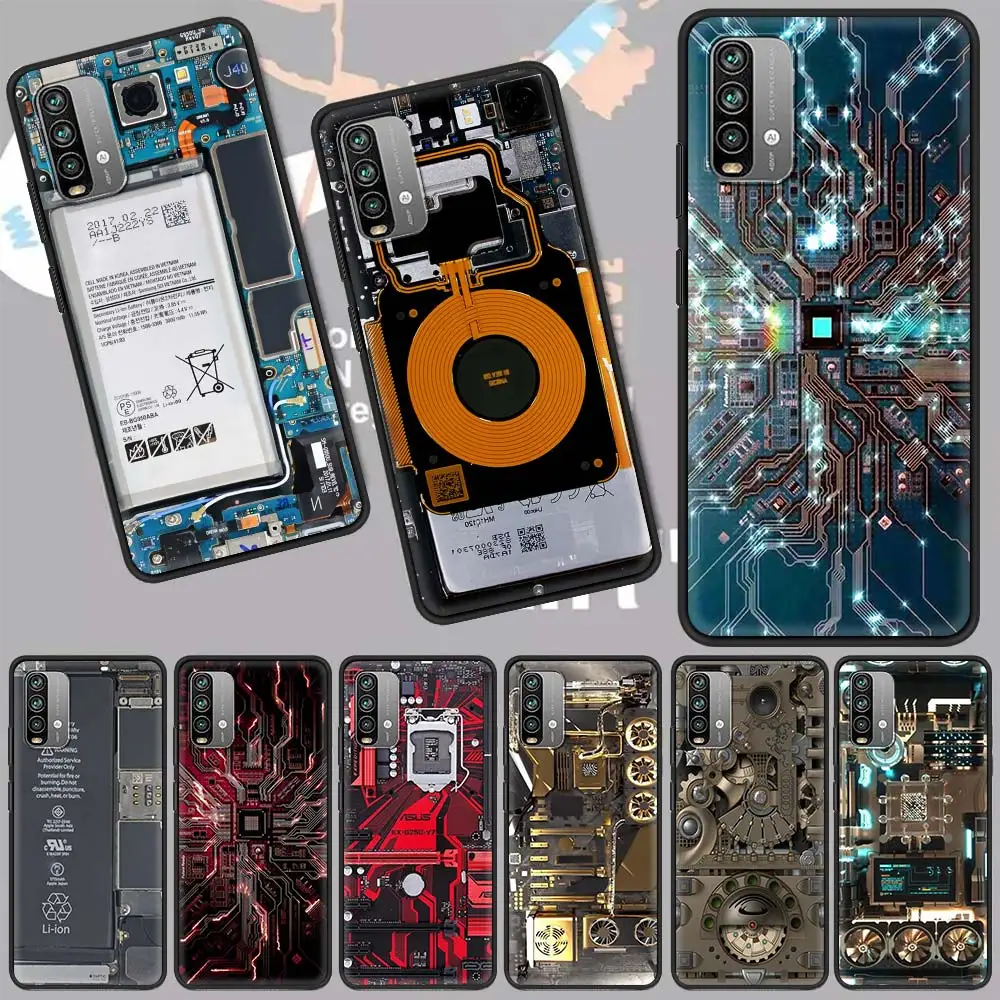 Чехол KA0993_Inside Electronics для Xiaomi Redmi Note 9S 9 8T 8 7 7A 9A 8A 9C 6 6A K30 Pro силиконовые чехлы|Бамперы|