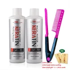 Набор для кератинового лечения волос, кокосовое масло, выпрямление волос, без формалина, 120 мл