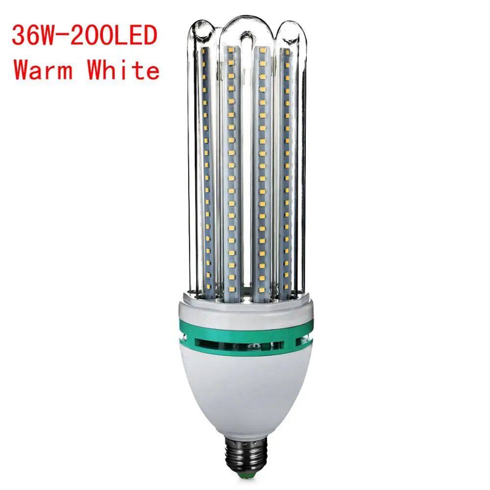 Светодиодная лампа кукуруза с чипом E27 SMD 2835 энергосберегающая теплым