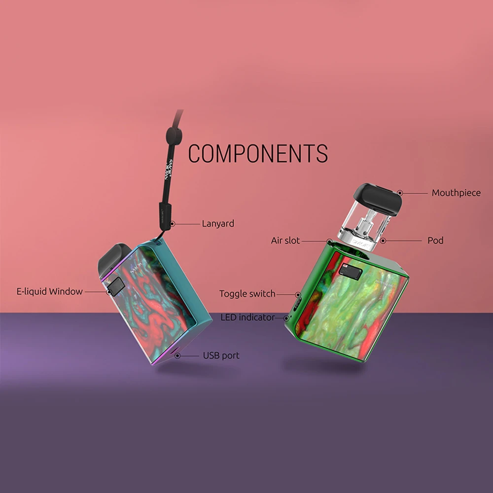 SMOK MICO комплект 1 7 мл Pod картридж с сеткой и обычными катушками встроенный
