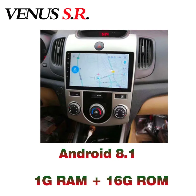 VenusSR Android 8 1 2.5D автомобильный dvd для KIA Forte Cerato радио 2007-2017 мультимедиа головное