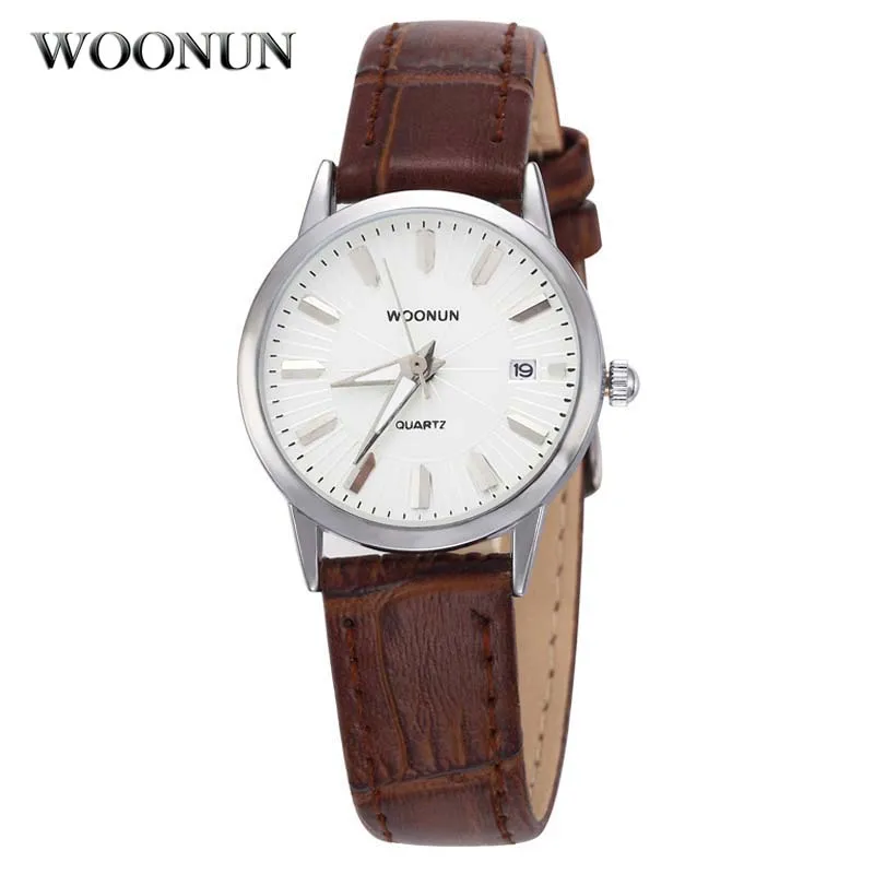 

2020 Brand Luxury God Quartz Watches WOONUN Woman Watches New Fashion Ladies Watches Genuine Leather Relogio Feminino Gandoleta