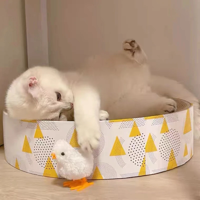 Заводные игрушки для кошек прыгающий Цыпленок забавные интерактивные подарки