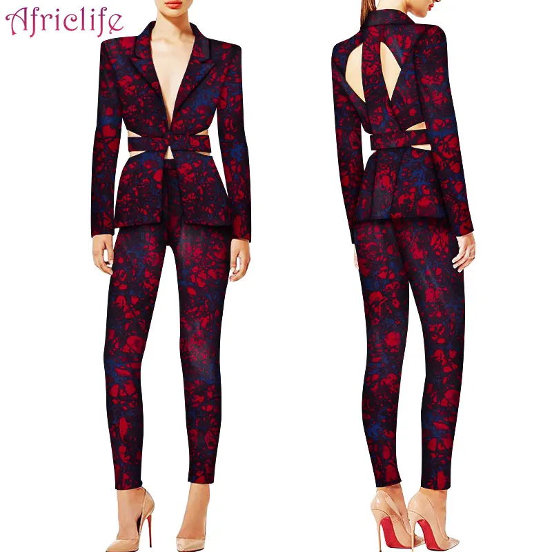 Пикантные костюмы с блейзером для офисных леди большая ткань украшение на