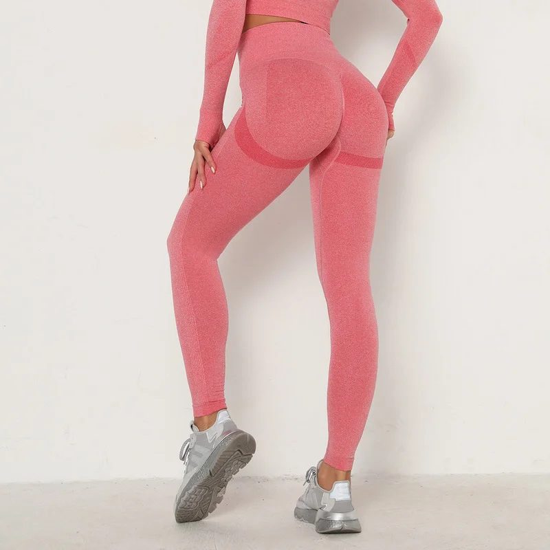 

Бесшовная одежда для йоги, влагоотводящие штаны для йоги, спортивные штаны для фитнеса, сексуальные леггинсы на бедрах, одежда для спортзал...