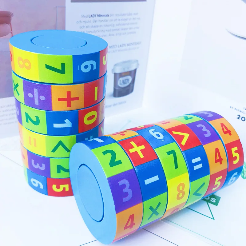 Магические математические цифры для детей кубические игрушки головоломки