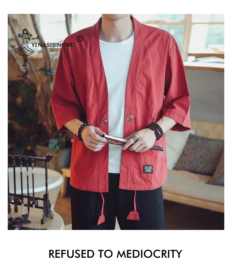 Yukata, мужское кимоно, кардиган, мужские японские кимоно, верхнее пальто, кимоно, костюм для косплея, принт, азиатская одежда, летние пляжные повседневные рубашки