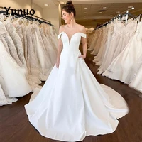 sexy white evening dresses 2019 long v neck a line satin prom dress custom made special occasion vestido de noche