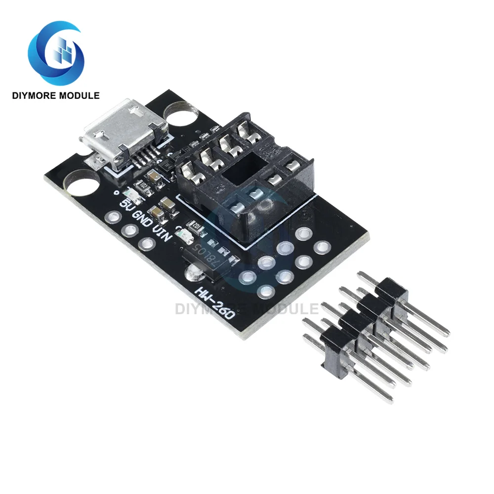 Подключаемая плата разработки ATTINY для ATtiny13A/ATtiny25/ATtiny45/ATtiny85 редактор