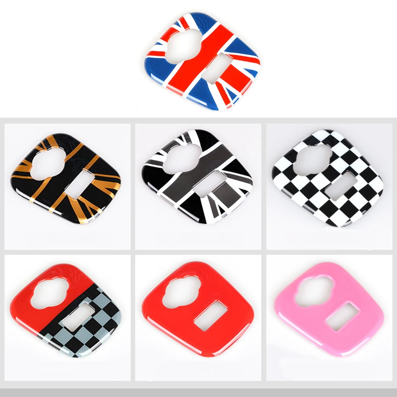 

ABS Car Cigarette Lighter USB AUX Panel Trim Cover Case Sticker for BMW Mini Cooper S JCW F55 F56 F57 Car Styling Accessories