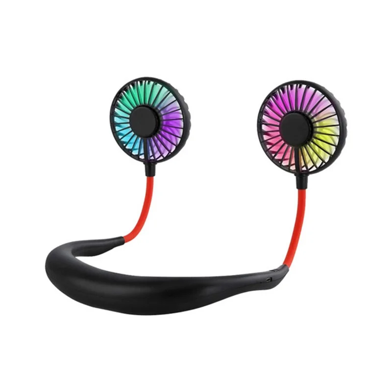 Вращающийся на шею Электрический вентилятор с 3 уровнями регулировки