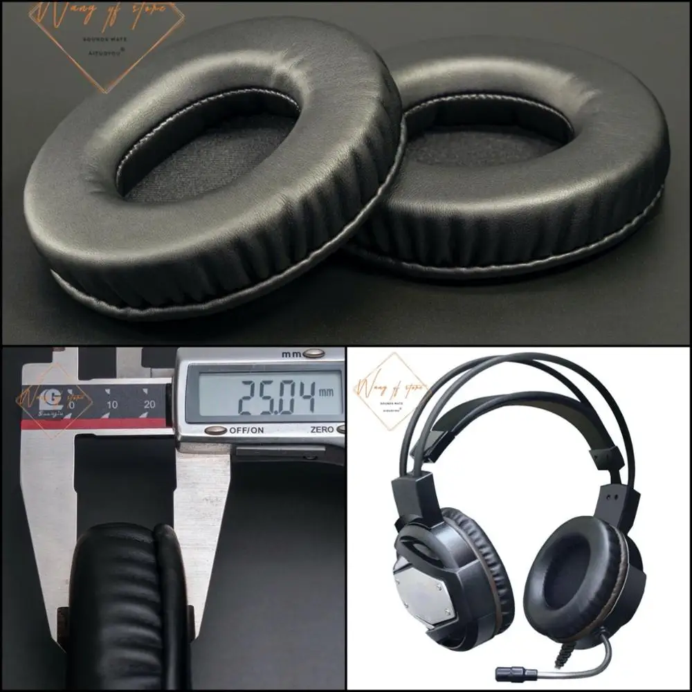 

Soft Leather Ear Pads Foam Cushion EarMuff For Defender Warhead G-500 Gaming Headset Perfect Quality, Not Cheap Version