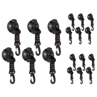 6 pcs heavy duty suction cup anchor with securing hook tents securing hook for car side awning boat camping tarp