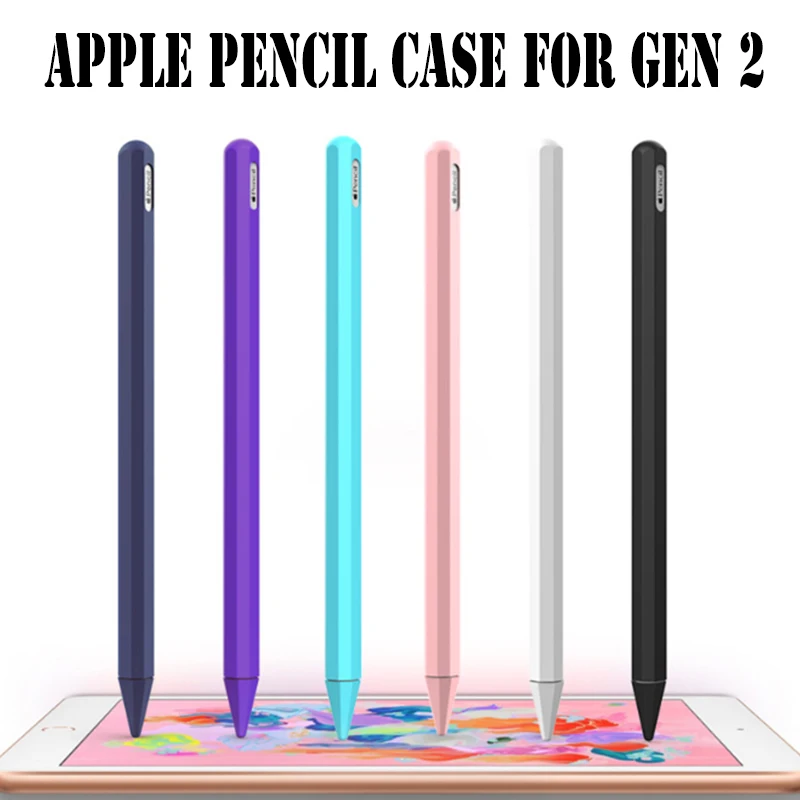 SiliconeCase для Apple Pencil 2 Колыбель Подставка держатель iPad Pro стилус Защитная крышка