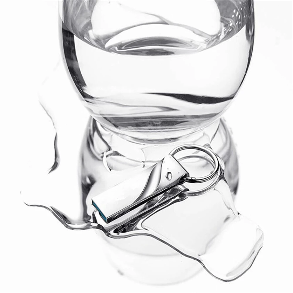 Металлический флеш-накопитель Cle USB объемом 32 ГБ 16 ГБ, PenDrive 128 ГБ 64 ГБ, водонепроницаемый перо 8 ГБ 2.0, память типа stick, на которую можно нанести индивидуальный логотип.