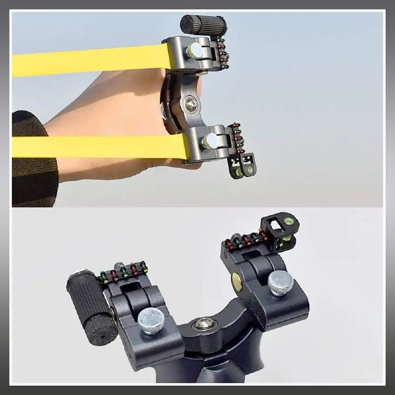 

Professional Resin Laser Hunting Slingshot Outdoor Sports Aiming Catapult with Rubber Band Hunting Equipment DropShipping