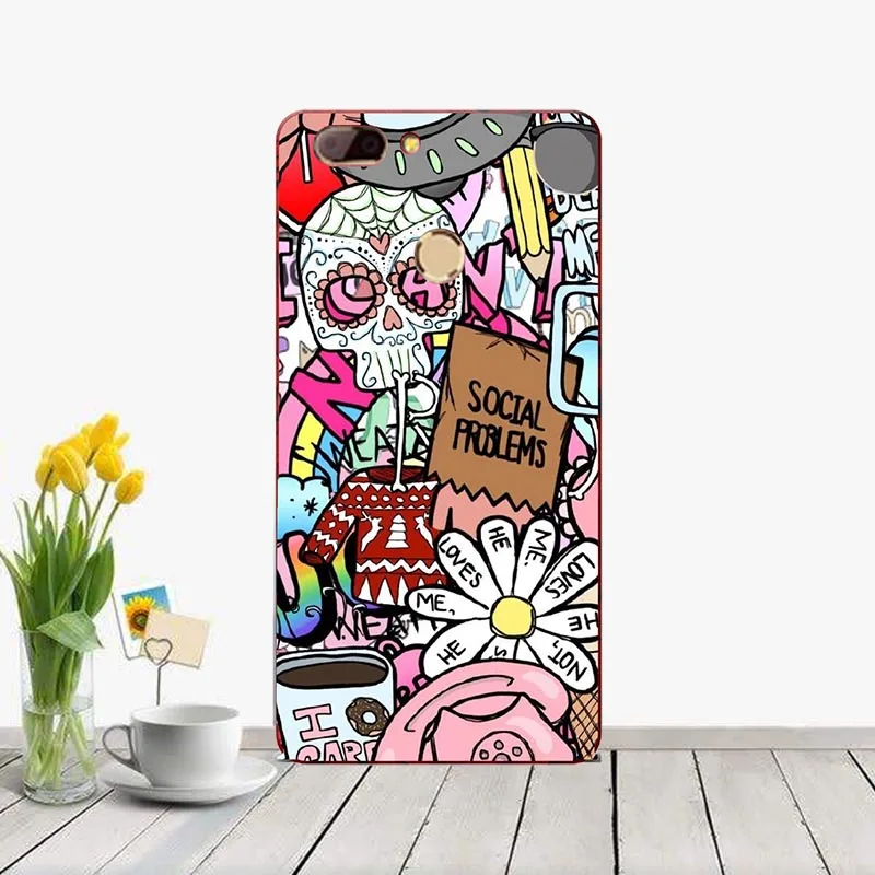 

Luxury Painted TPU Soft Print Phone Case for Oukitel U20 Plus Soft Silicone Back Cover Cases Pattern Cat Shell Capa