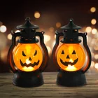 Светодиодный фонарь в виде тыквы, черепа, пони, украшение на Хэллоуин, Ретро лампа с маслом, украшение для Хэллоуина, вечеринки, дома, ночники, реквизит для вечерние ринки