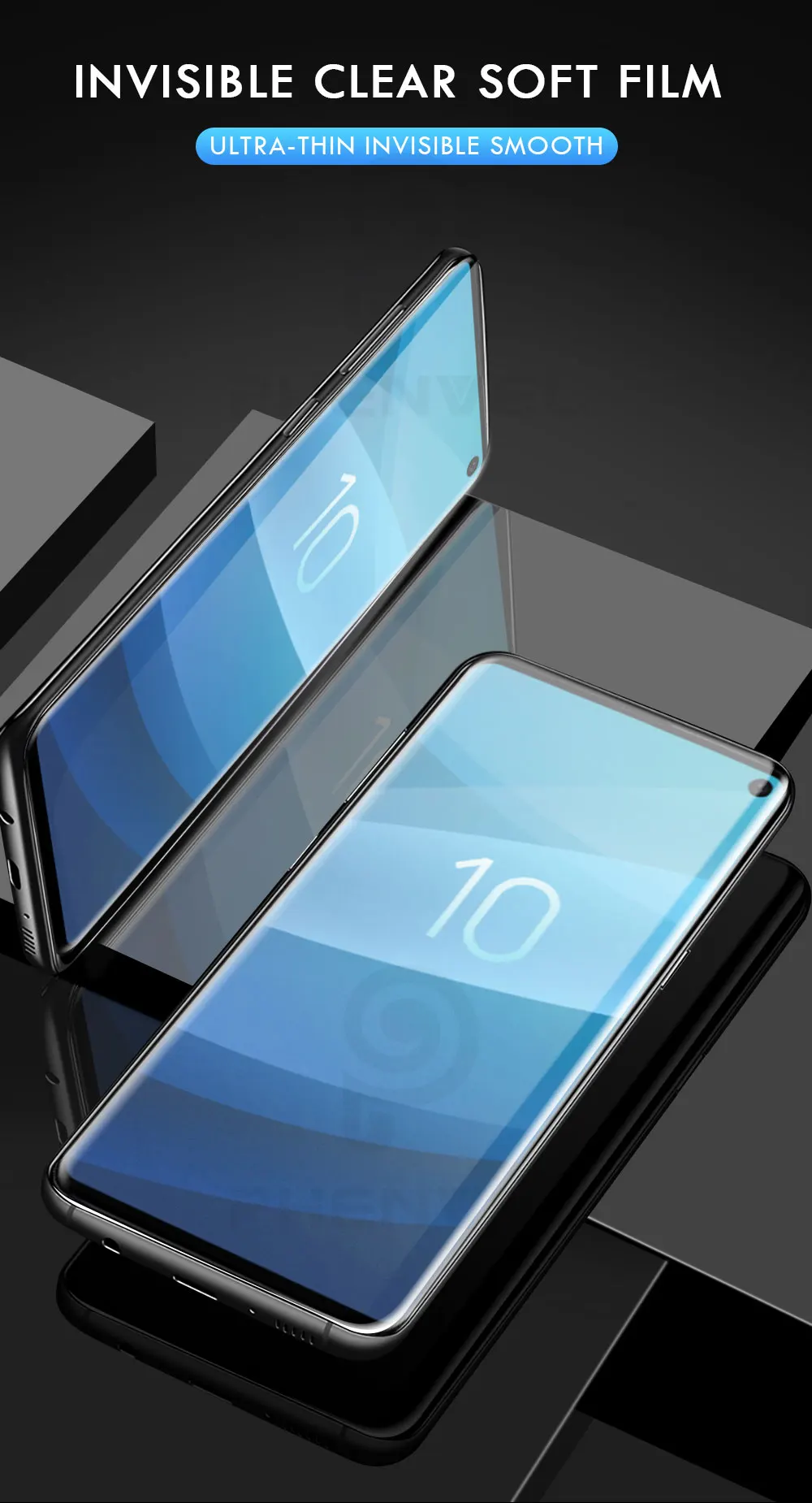 Полное покрытие защитная пленка TPU для Samsung Galaxy S8 s10 s10e s9 plus Гидрогелевая защита экрана