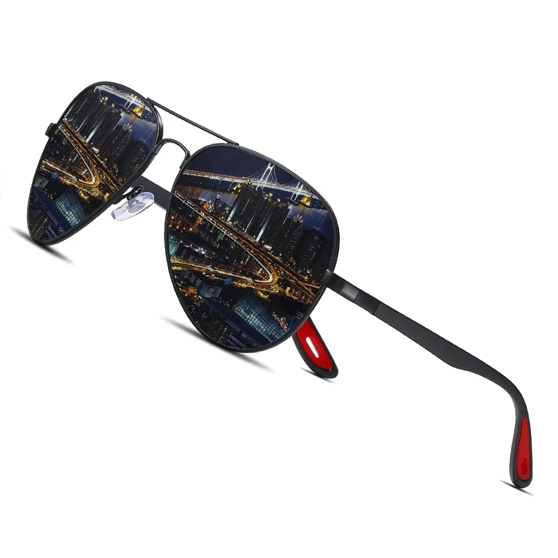 

AOFLY DESIGN Classic Pilot Polarized Sunglasses Men Driving Metal+TR90 Ultralight Sun glasses Goggles UV400 Gafas Oculos De Sol