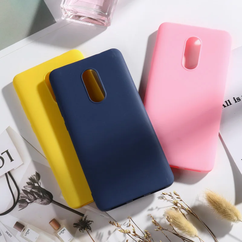 Чехол для Xiaomi Redmi Note 4X чехол карамельного цвета мягкая задняя крышка из ТПУ чехлы