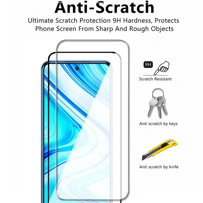 Закаленное стекло для Xiaomi Redmi Note 9 Pro Max полное покрытие защита экрана Redme red mi hongmi