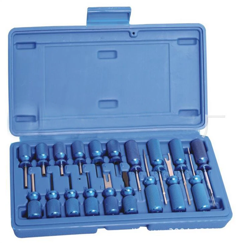 

19pc Universal Connector Release Master Electrical Terminal Block Tool Kit
