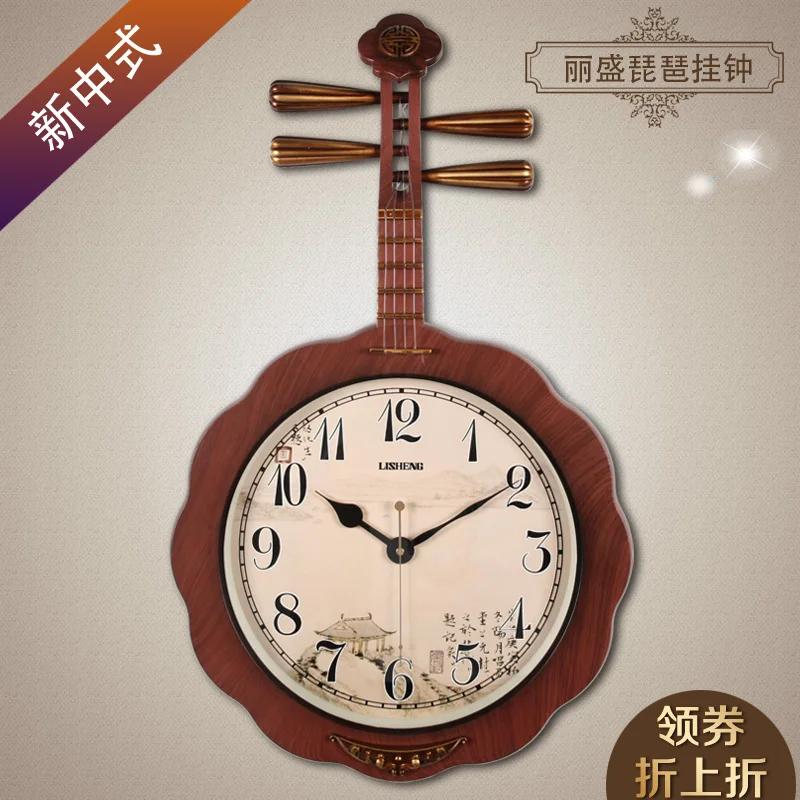 Большие 3d настенные часы винтажные креативные беззвучные художественные