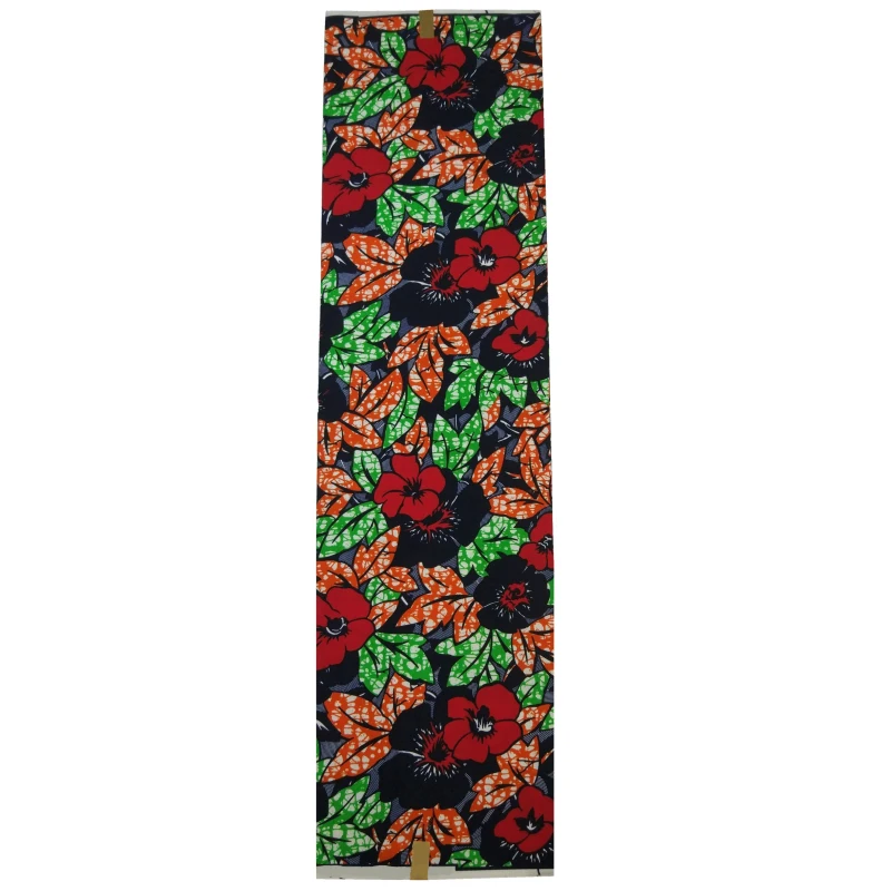 Восковая ткань с ярким цветочным принтом 6 ярдов/шт. Tissu африканская для свадьбы